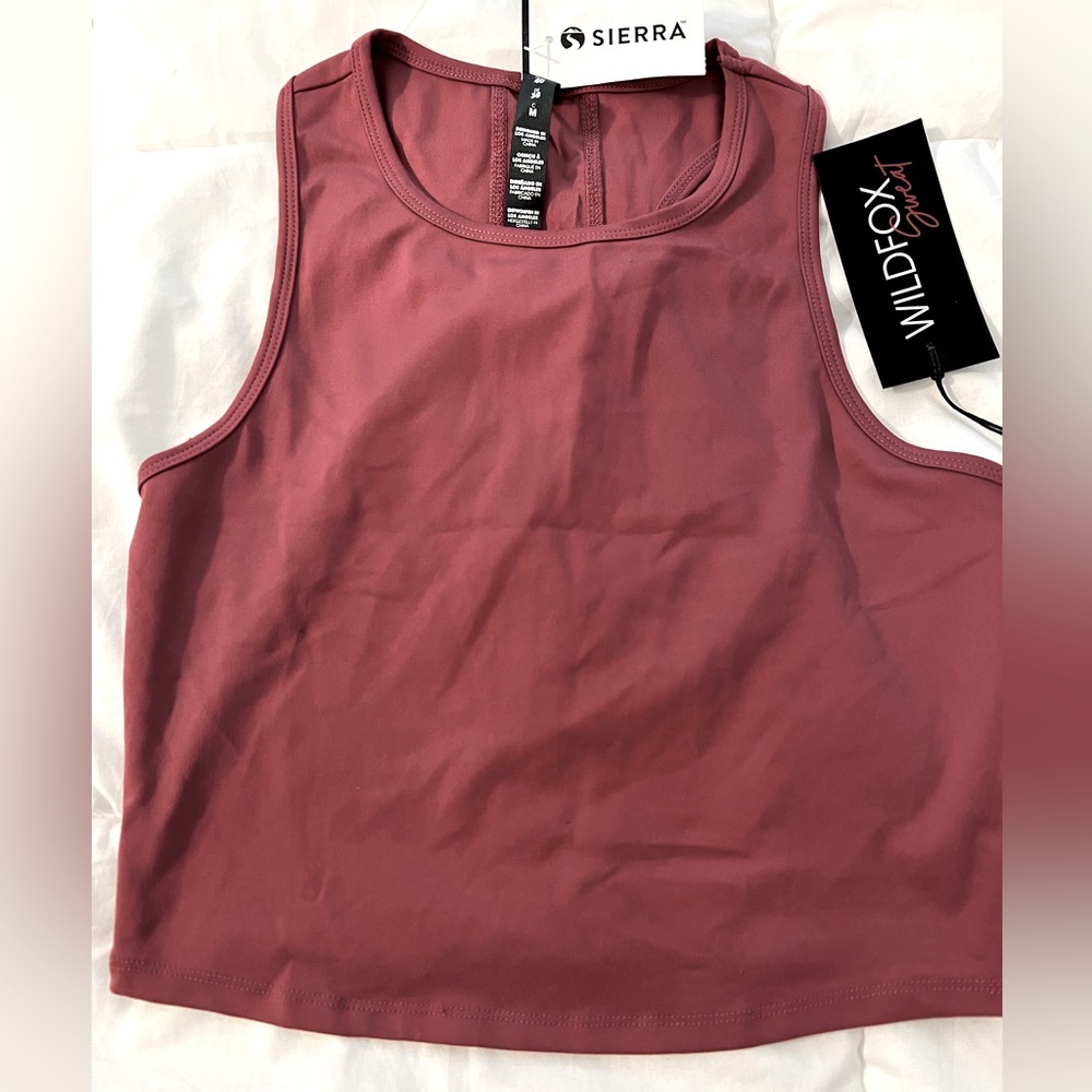 Wildfox Tank, dry rose color, size m